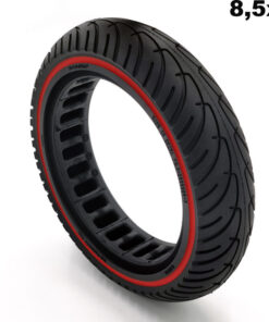 Lehká plná pneumatika  8.5x2 - červená linka